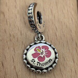Pandora St. Thomas Exclusive Dangle Charm Pendant, S925 Silver Bracelets